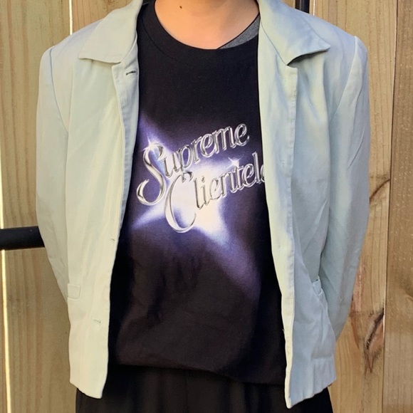 Crop turquoise jacket - Picture 2 of 3